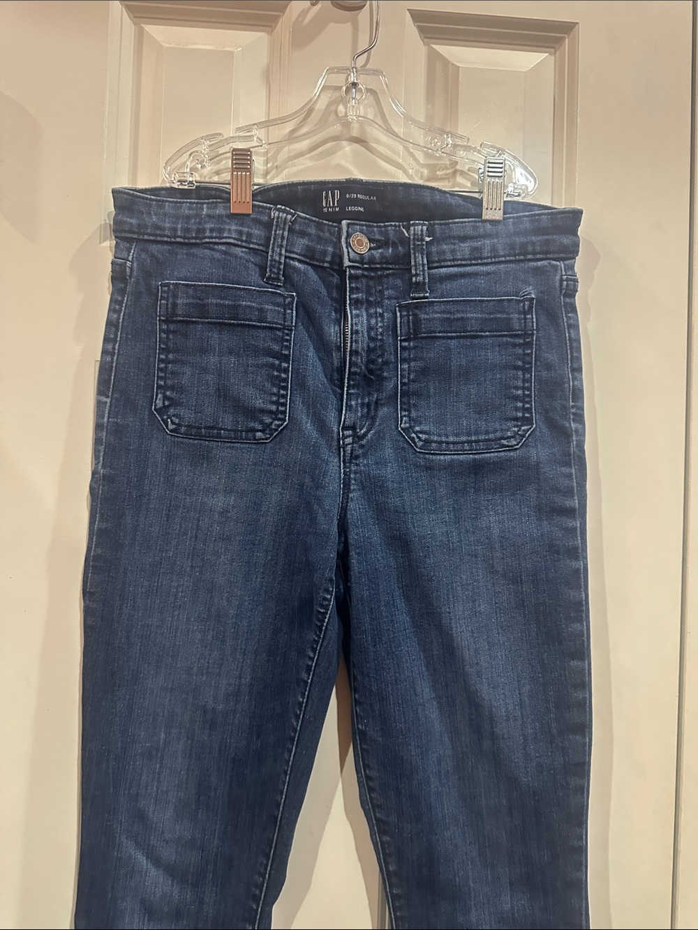 NWOT GAP Women's Deep Indigo Skinny Jeans size 8/29 regular - Picture 3 of 8
